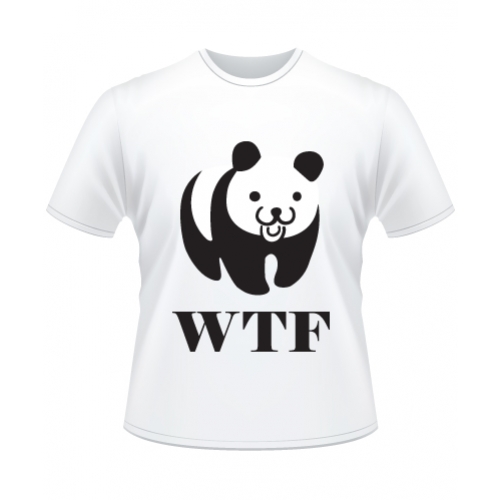 What the Fuck Panda. Футболка для защитников животных.
